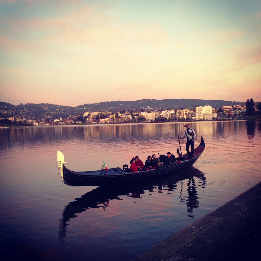 sunset gondola image